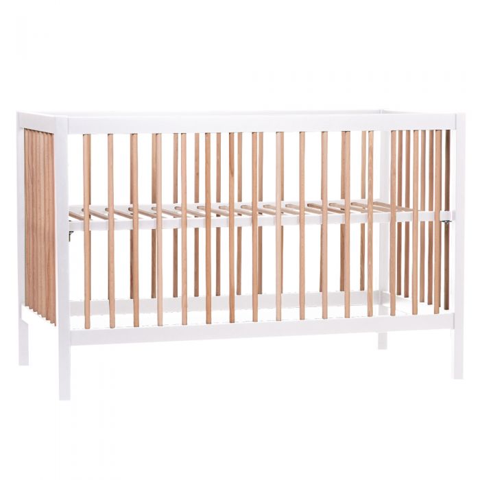 Patut Childhome Cot 97 Fag 60x120 cm, Natural/Alb ERFCH-BE97WN
