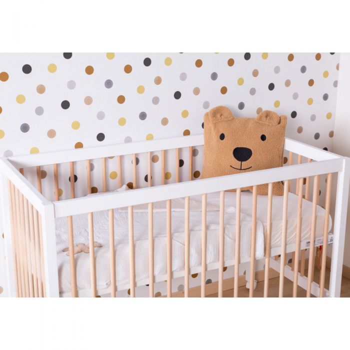 Patut Childhome Cot 97 Fag 60x120 cm, Natural/Alb ERFCH-BE97WN