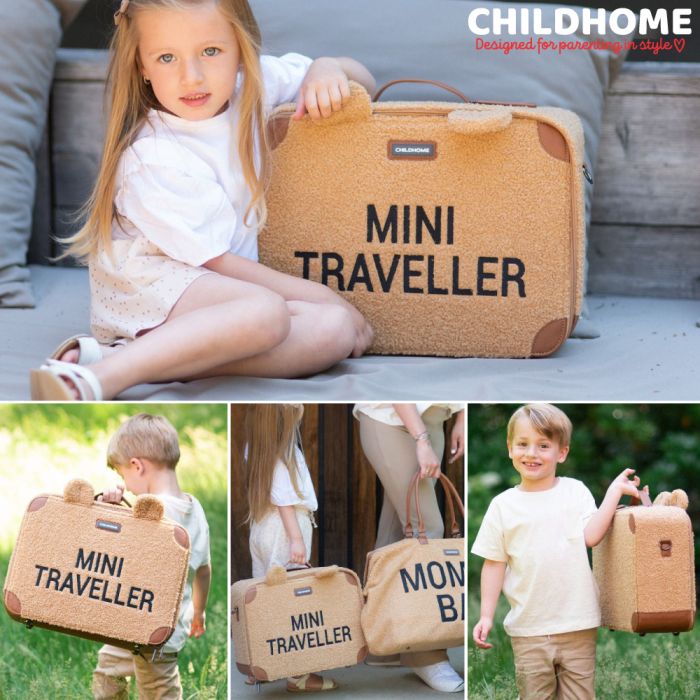 Valiza pentru copii Childhome Mini Traveller Teddy ERFCH-CWSCKTB