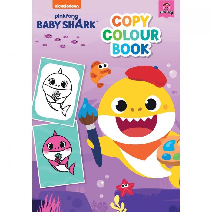 Carte de colorat Baby Shark Copy Colour Alligator AB3513BSCC BBJAB3513BSCC_Initiala