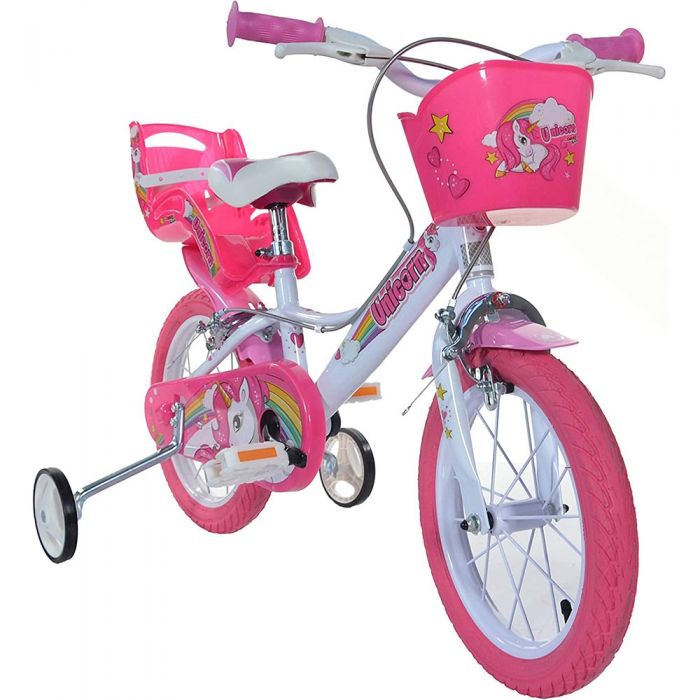 Bicicleta copii Dino Bikes 14' Unicorn HUBDB-144R-UN