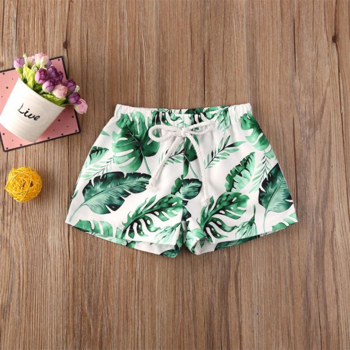 Pantaloni de plaja Summer (Marime: 100, Model: Frunze) JEM45b15