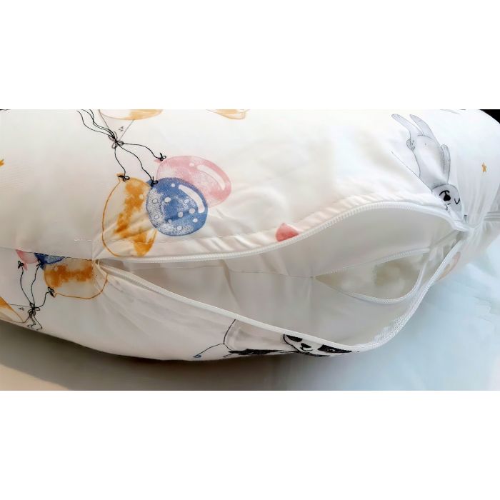 Perna pentru gravida, Fibre din silicon, 180 cm, Eko - Balloons KRT133522