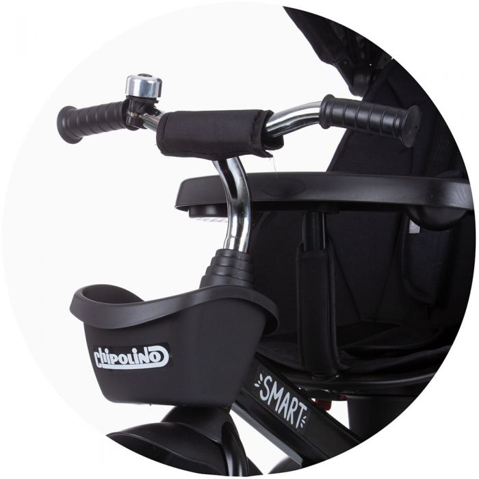Tricicleta Chipolino Smart cu sezut reversibil raven HUBTRKSA02201RA