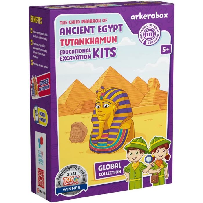 Arkerobox - Set arheologic educational si puzzle 3D, Egiptul Antic, Tutankhamon JEMARK2230