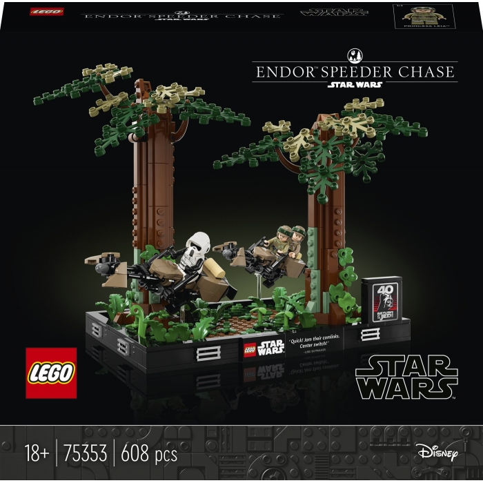 LEGO STAR WARS DIORAMA DE URMARIRE CU SPEEDERUL PE ENDOR 75353 VIVLEGO75353