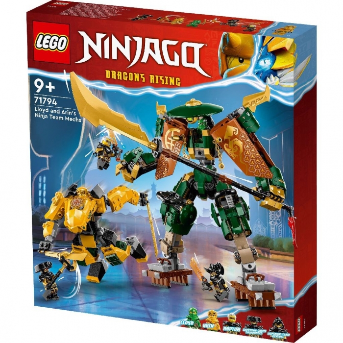LEGO NINJAGO ROBOTII DIN ECHIPA NINJA A LUI LLOYD SI ARIN 71794 VIVLEGO71794