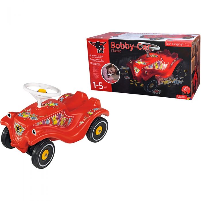 Masinuta de impins Big Bobby Car Classic Lumi HUBS800056151