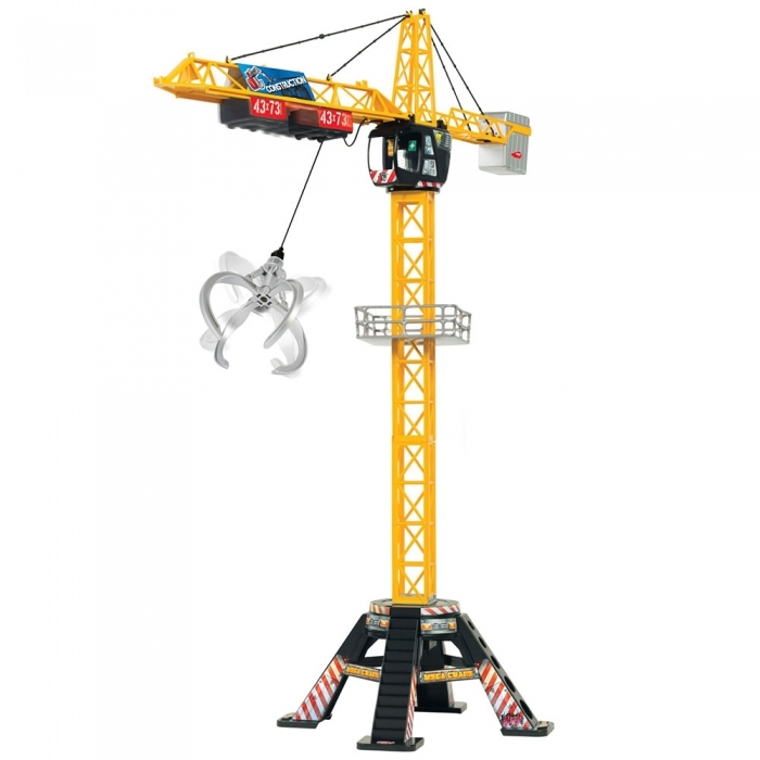 Jucarie Dickie Toys Macara Mega Crane 120 cm cu telecomanda HUBS201139012