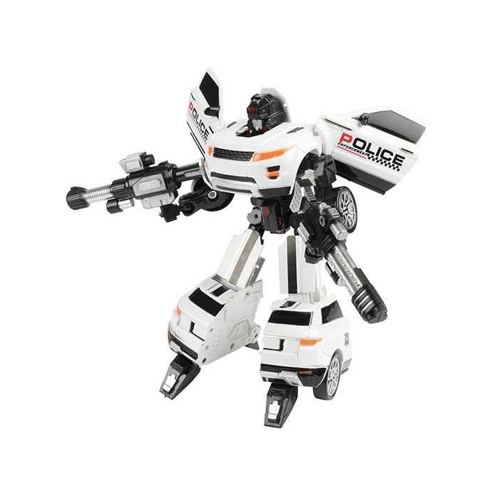Robot Transformabil in Masina SUV Roboforces 20 cm Toi-Toys TT30087Z BBJTT30087Z_Alb
