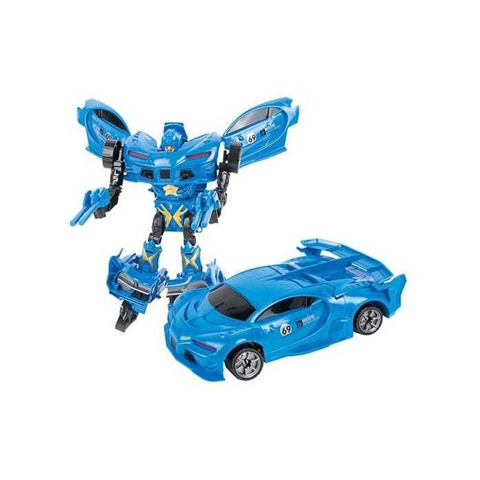 Robot Transformabil in Masina Sport Roboforces 26 cm Toi-Toys TT30090Z BBJTT30090Z_Albastru
