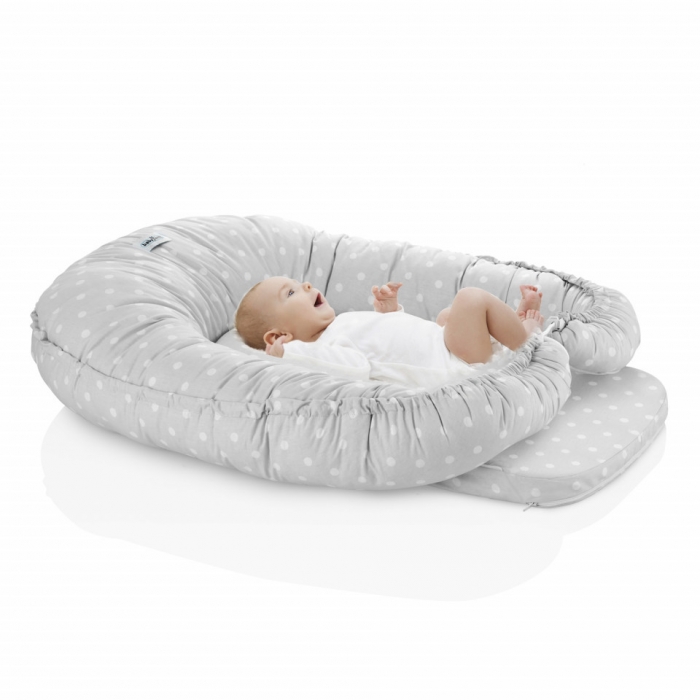 BabyNest/ Saltea reductor 5 in 1 BabyJem Cushion (Culoare: Antracit) JEMbj_5258