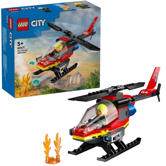 LEGO CITY ELICOPTER DE POMPIERI 60411 VIVLEGO60411