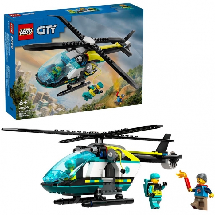 LEGO CITY ELICOPTER DE SALVARE DE URGENTA 60405 VIVLEGO60405