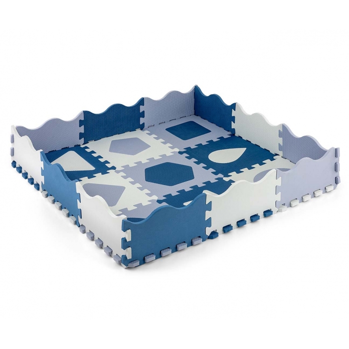 Puzzle din spuma, Jolly 3, 25 piese, 118,5 x 118,5 cm, Blue EKDmm5615