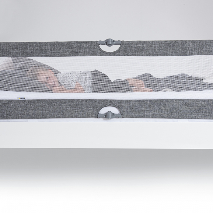 Protectie margine pentru pat Hauck SleepNSafe Plus XL Melange Grey EKD59577-0