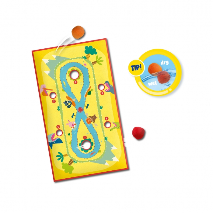 Joc pentru copii cu harta din prelata si mingi cu apa TSG32518
