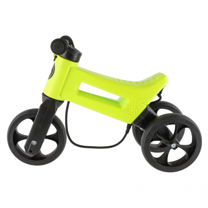 Bicicleta fara pedale Funny Wheels Rider SuperSport YETTI 3 in 1 Lime/Black 8595557516576