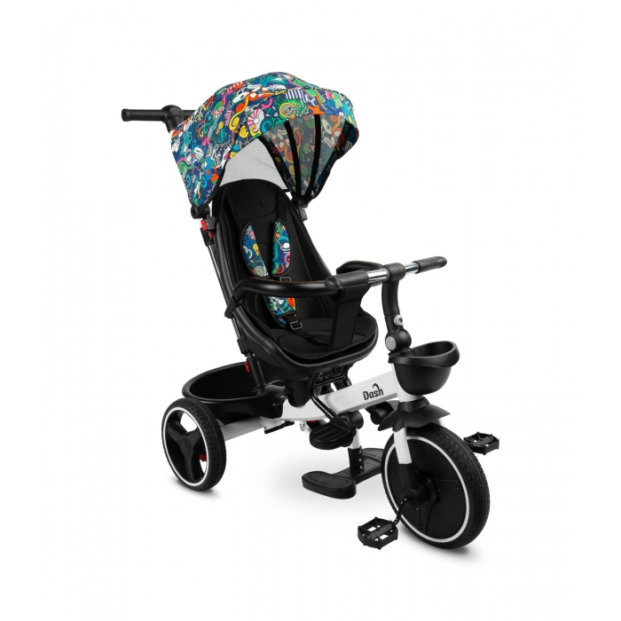 Tricicleta cu maner parental si scaun reversibil Toyz DASH Melanj TOYZ-0356
