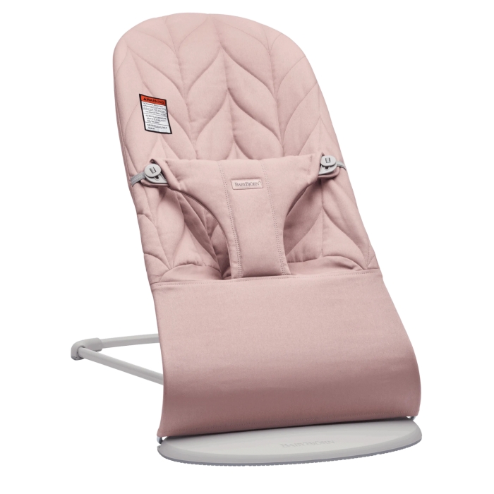 BabyBjorn - Balansoar Bliss Dusty Pink cu aspect delicat de petala, tesatura matlasata BSAFE006222A