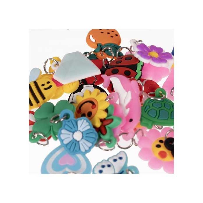 Set creativ elastice loom colorate cu organizator si accesorii, 3000 piese Kruzzel MY18234 BBJMY18234_Initiala