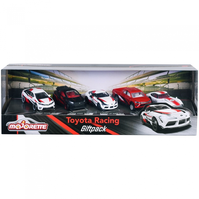 Set Majorette Toyota Racing cu 5 masinute HUBS212053189
