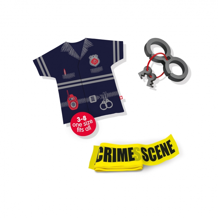 Costum de politist de jucarie cu accesorii pentru copii