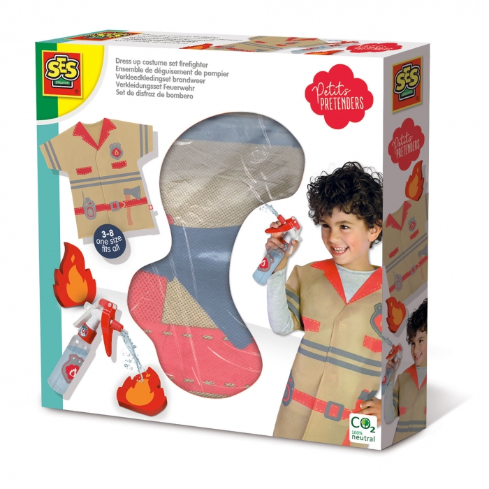 Costum de pompier cu accesorii pentru copii