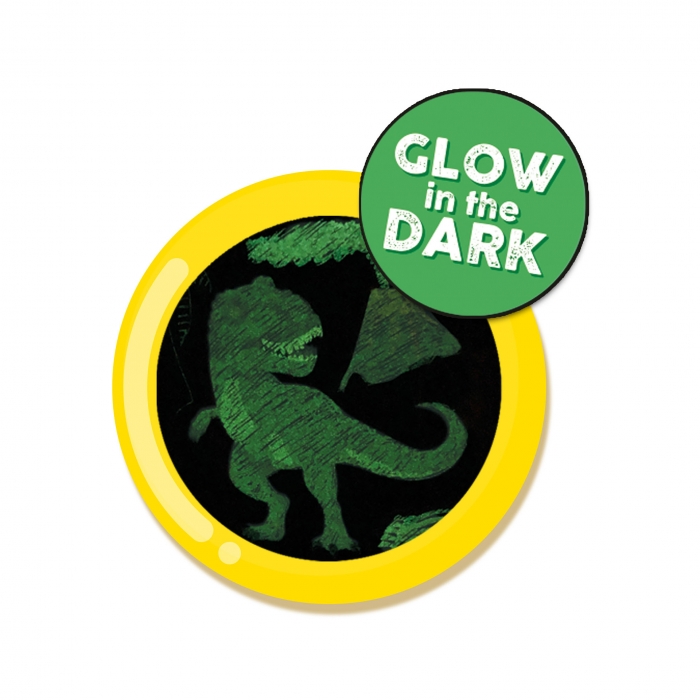 Set creativ - Razuieste Dinozauri Glow-in-the-Dark