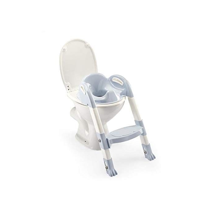 Reductor pentru toaleta cu scarita Kiddyloo Baby blue DNBTHE172543
